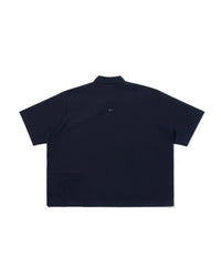 Oat Leja Quarter Zip Shirt Navy