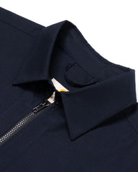Oat Leja Quarter Zip Shirt Navy