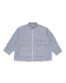 Oat Lepa Shirt Stripes Blue/Black