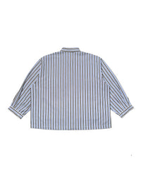 Oat Lepa Shirt Stripes Blue/Black
