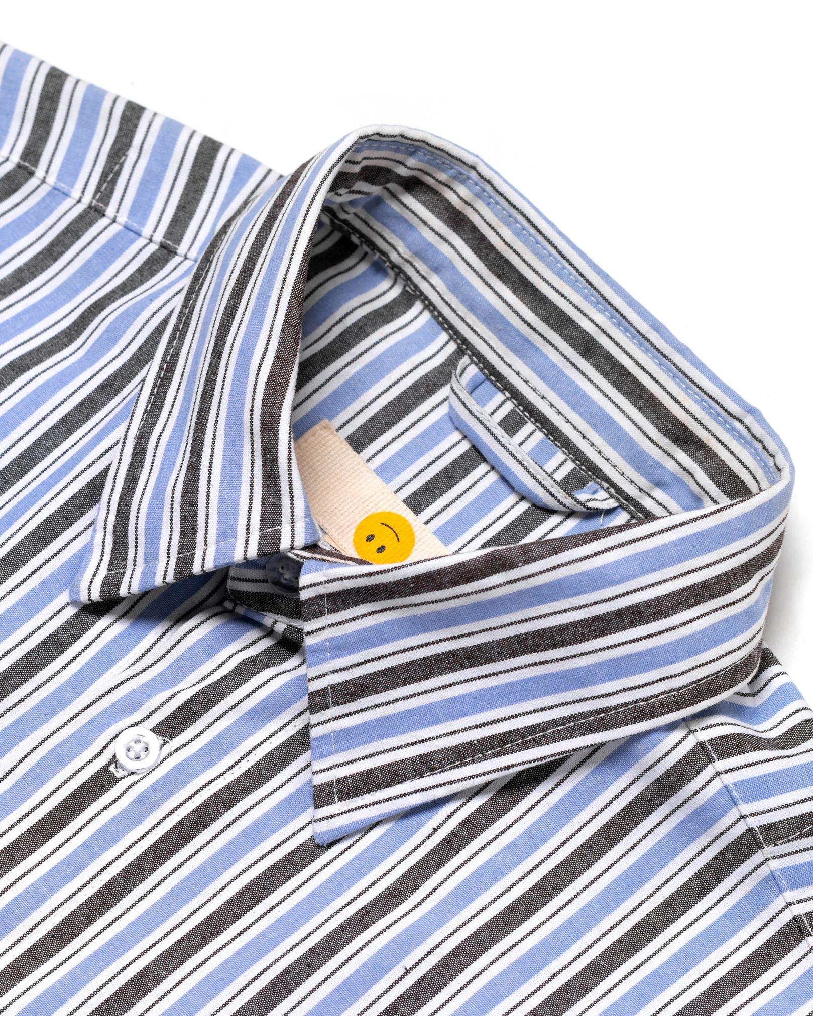 Oat Lepa Shirt Stripes Blue/Black