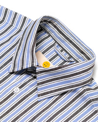 Oat Lepa Shirt Stripes Blue/Black