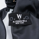 W.Essentiels Kids Mirage 2000 Boxy Bikers Leather Jacket Noir Black/Asphalt