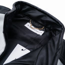 W.Essentiels Kids Mirage 2000 Boxy Bikers Leather Jacket Noir Black/Asphalt