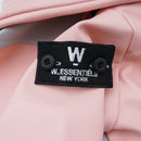 W.Essentiels Kids Mirage 2000 Boxy Bikers Leather Jacket Rose/Asphalt