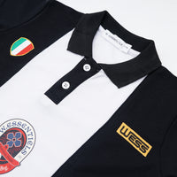 W.Essentiels Kids 9th Rue Solla Rugby Shirt Noir/White Blanc