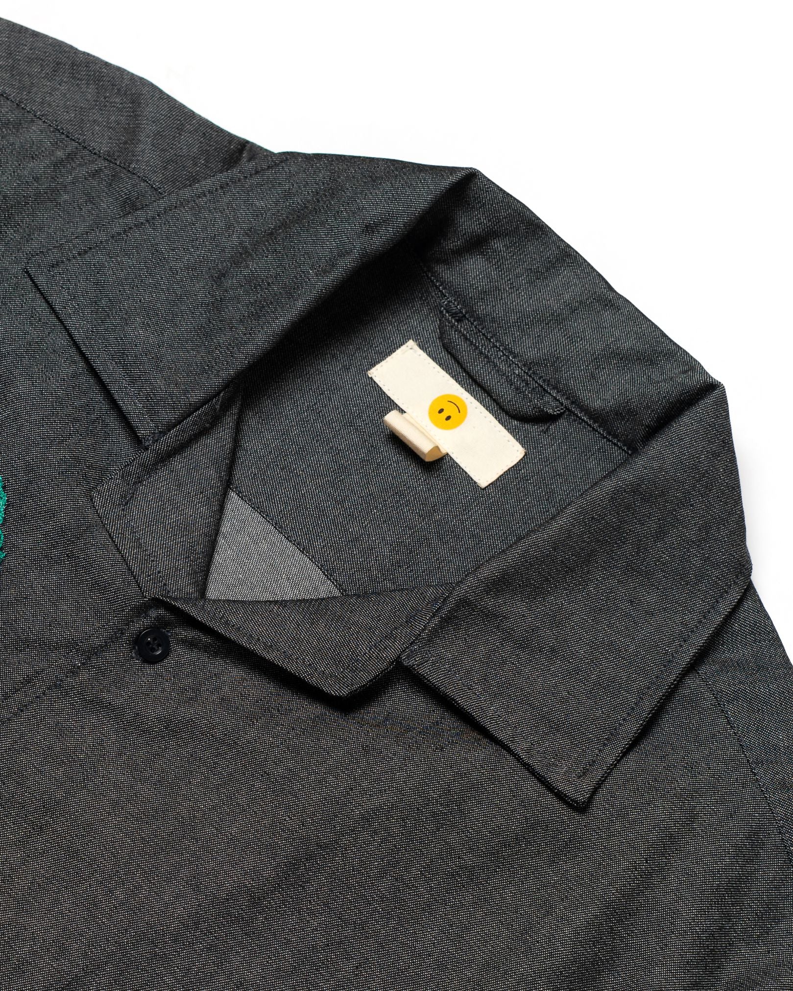 Oat Shinkoiwa Shirt Denim Black NHNA