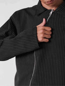 Two Times Too Asymetrical Reversible Jacket Black