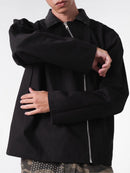 Two Times Too Asymetrical Reversible Jacket Black