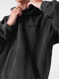 Two Times Too Rift Hoodie Washed Black