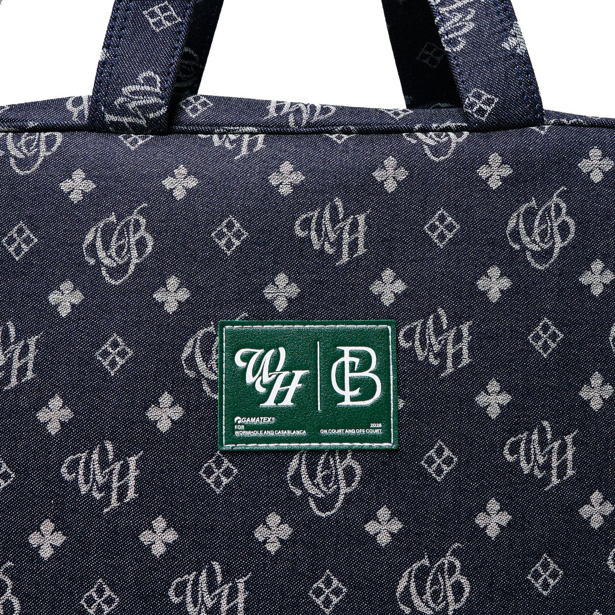 Gamatex for Wormhole x Casablanca Padel Duffle Bag w/Racquet Compartment Denim