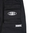 Wormhole Esqueleto Baggy 5-pocket Cargo Pants Black
