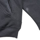 Two Times Too Oversized Waffle Lined Washed Hoodie Washed Grey