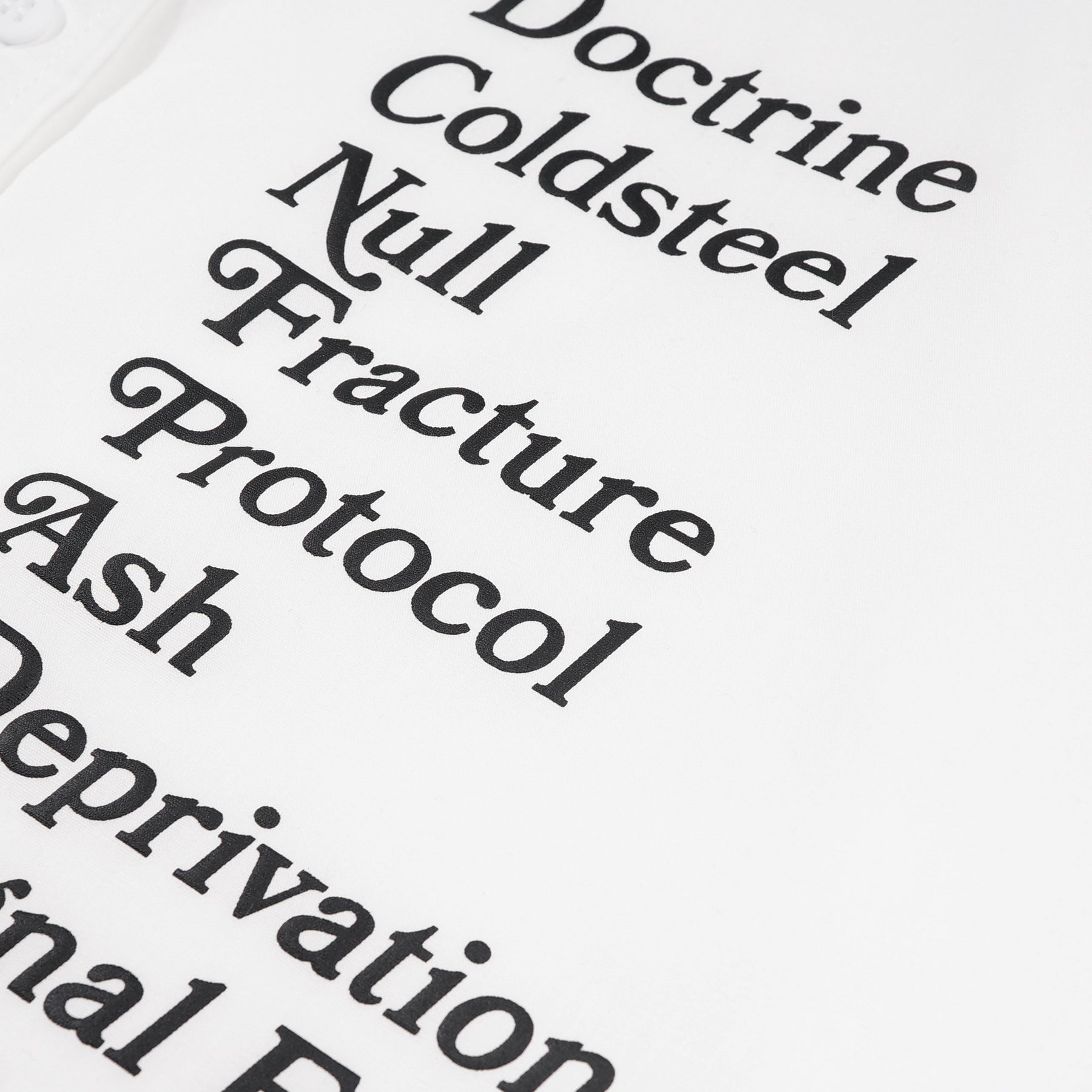 Wormhole Annul Oversize Boxy Shirt White