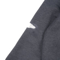 Two Times Too Oversized Waffle Lined Washed Hoodie Washed Grey