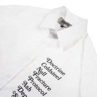 Wormhole Annul Oversize Boxy Shirt White