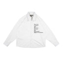 Wormhole Annul Oversize Boxy Shirt White