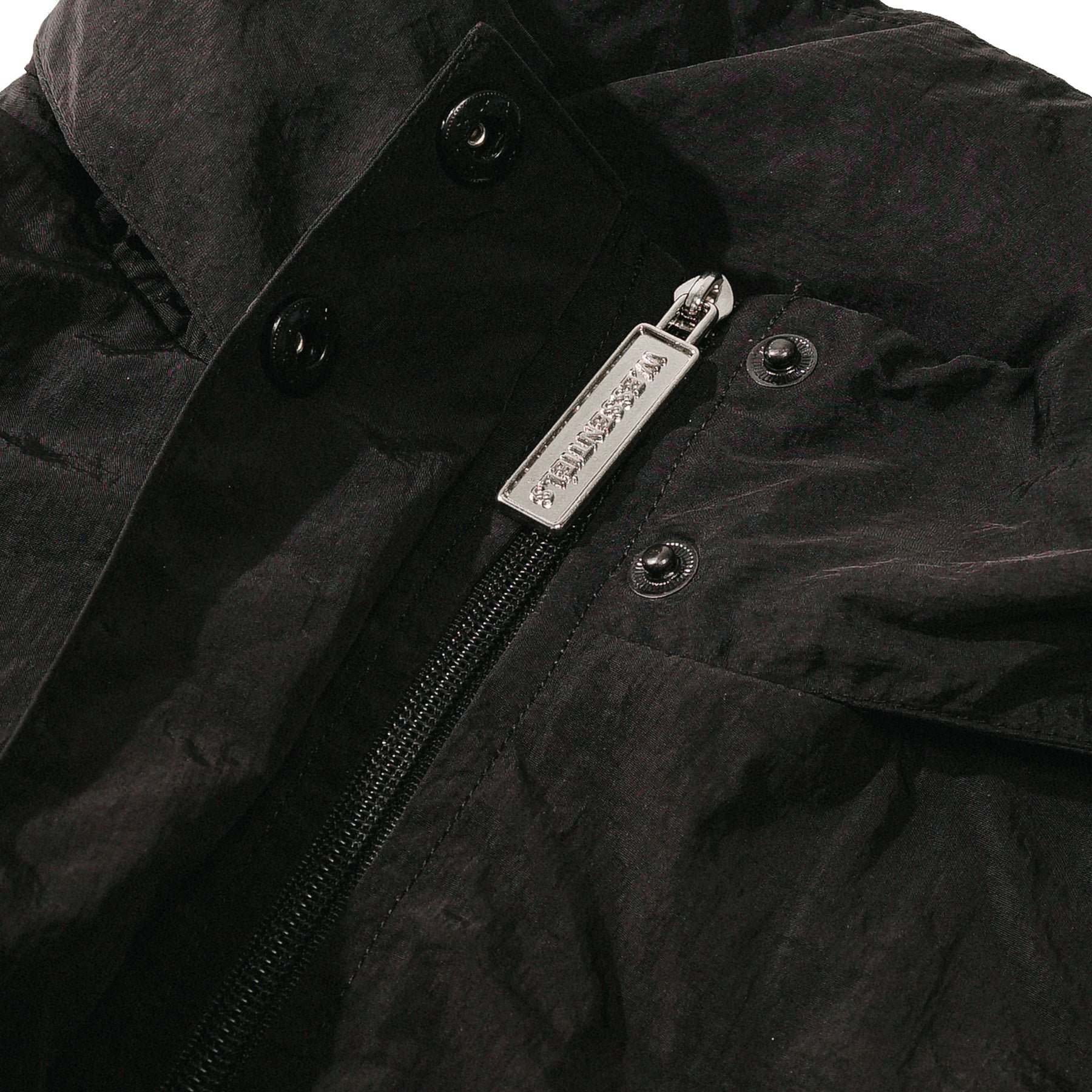 W.Essentiels X HasyaKyla Sables Stadium Warm-up Jacket Noir Black