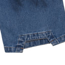 Two Times Too Bleak Denim Distressed Washed Blue
