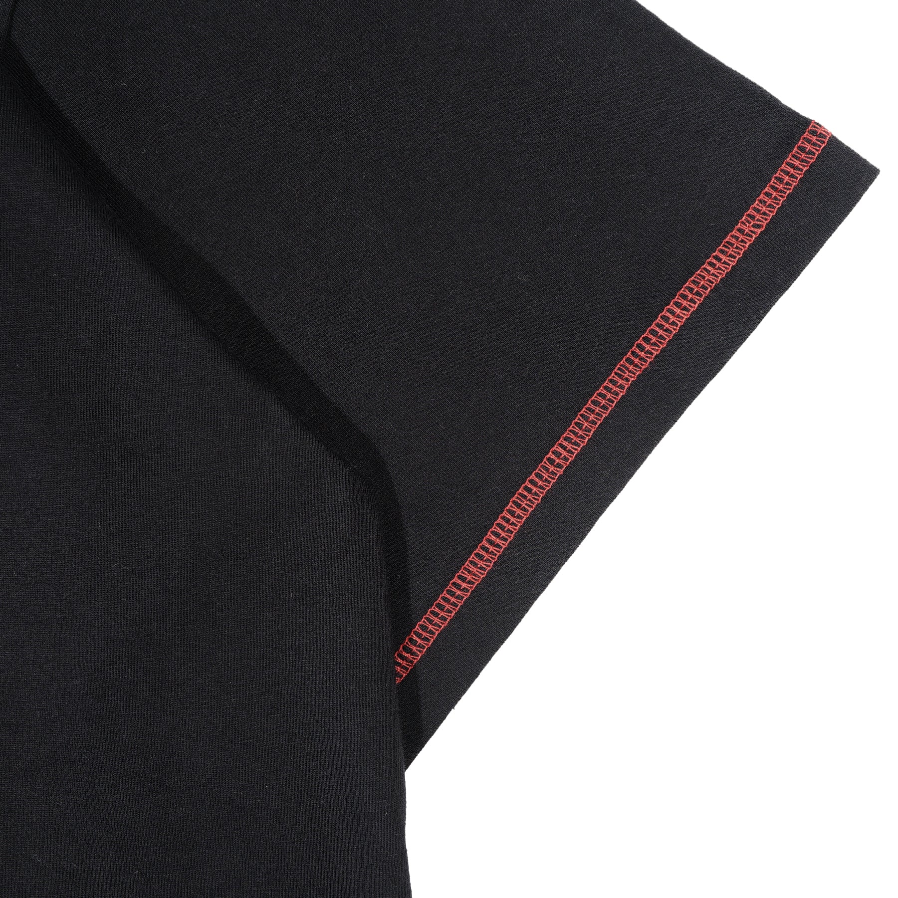 Wormhole City of Invasion Oversize Boxy Tee with Red Stitch