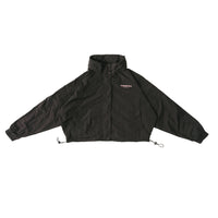 W.Essentiels X HasyaKyla Sables Stadium Warm-up Jacket Noir Black