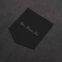 Two Times Too Washed Pocket Tee Washed Black