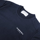 W.Essentiels Sweater Pouile Chest Logo Crewneck Navy