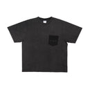 Two Times Too Washed Pocket Tee Washed Black