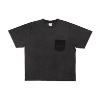 Two Times Too Washed Pocket Tee Washed Black