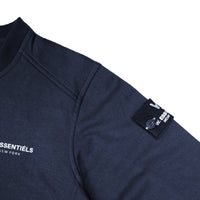 W.Essentiels Sweater Pouile Chest Logo Crewneck Navy