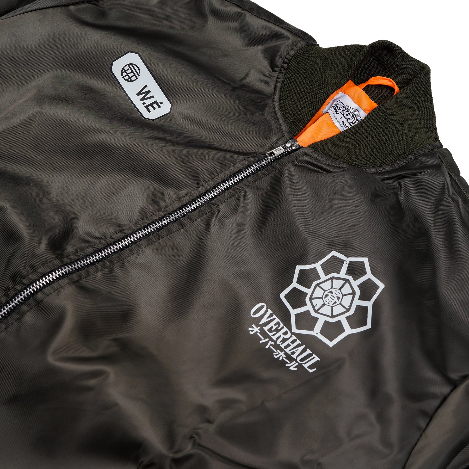 W.Essentiels X FTH X My Hero Academia Drop 02 Overhaul Bomber Jacket Military Green