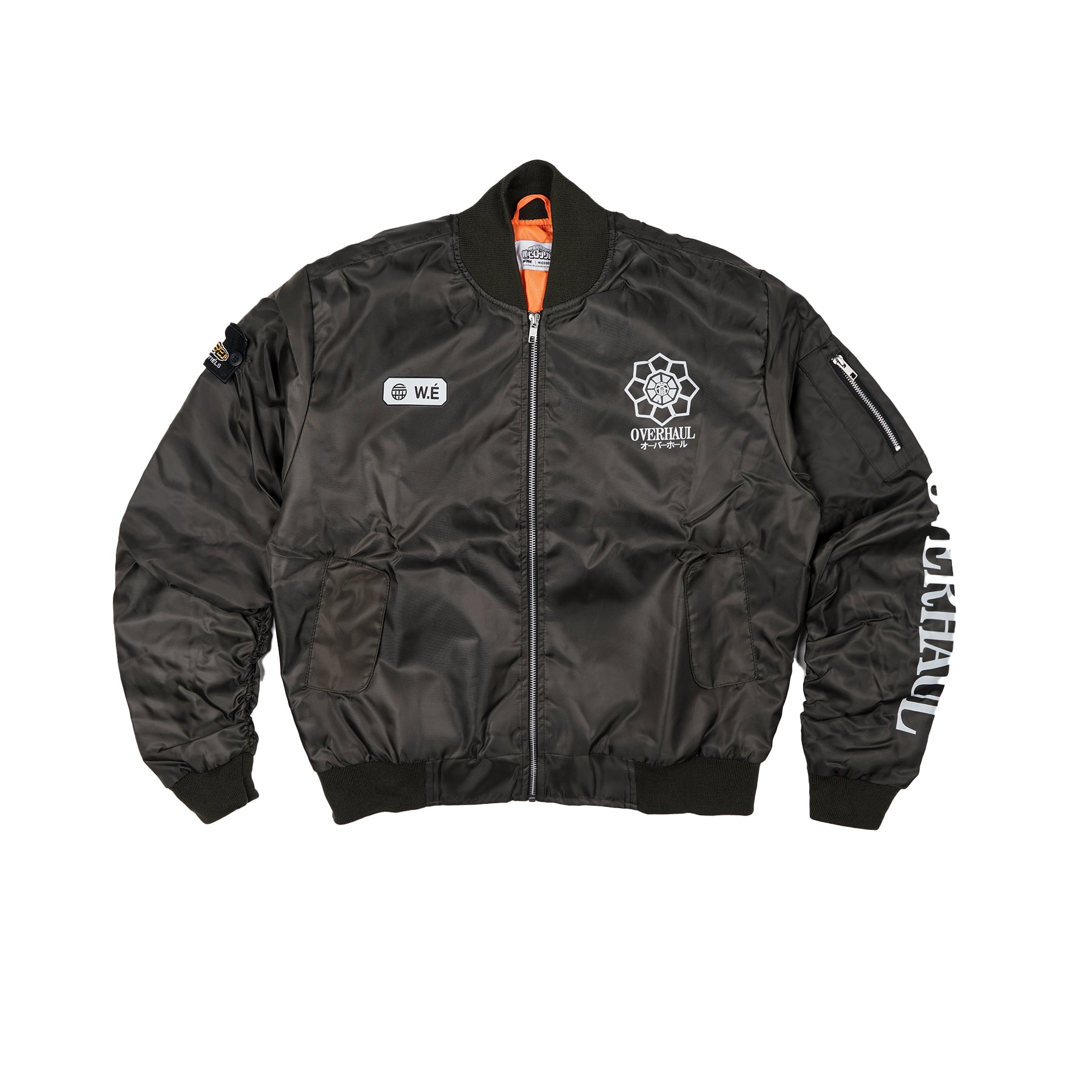 W.Essentiels X FTH X My Hero Academia Drop 02 Overhaul Bomber Jacket Military Green