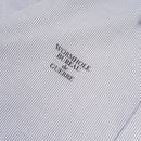 Wormhole Bureau de Guerre Boxy Cut Oversized Shirt Stripped Grey