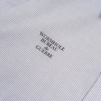Wormhole Bureau de Guerre Boxy Cut Oversized Shirt Stripped Grey