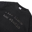Two Times Too Logo Tee Washed Black