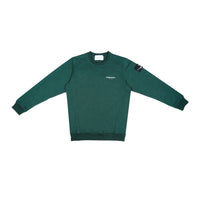 W.Essentiels Sweater Pouile Chest Logo Crewneck forest Green