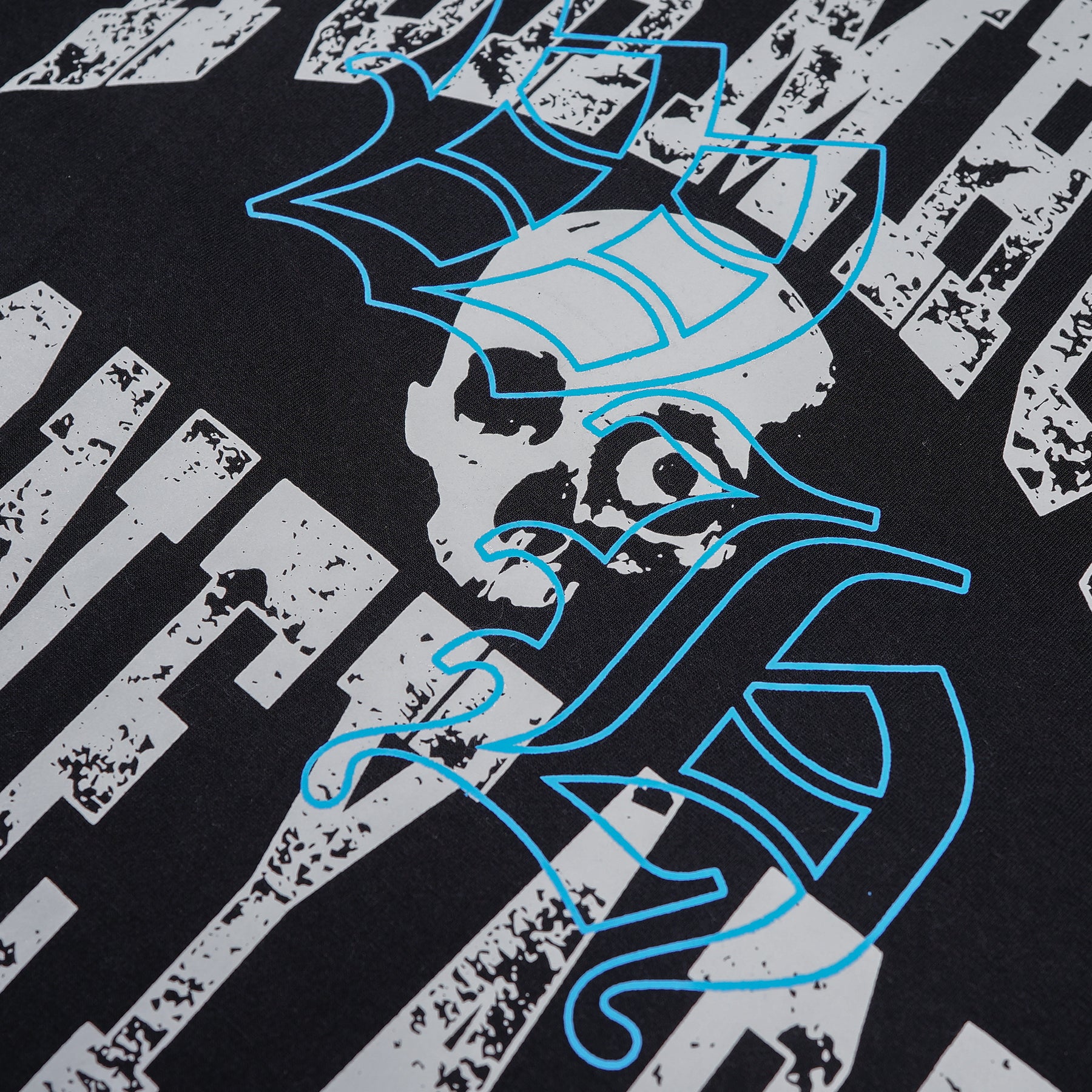 Wormhole Boneyard Squad Boxy Tee Black