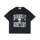 Wormhole Boneyard Squad Boxy Tee Black