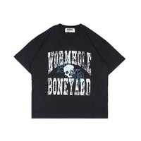 Wormhole Boneyard Squad Boxy Tee Black