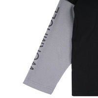 Wormhole Esqueleto Double Layer Long slevee Tee Black/Waffle Grey