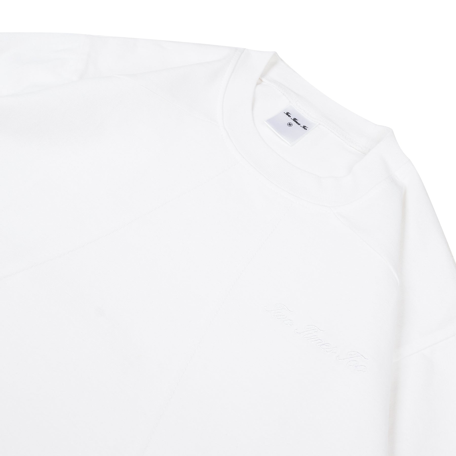 Two Times Too Box Daily Tee Longsleeve Heavy White