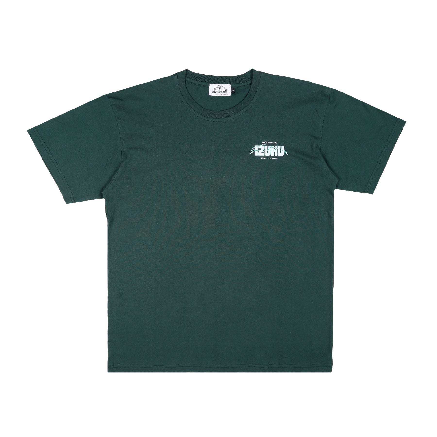 W.Essentiels X My Hero Academia Izuku Boxy Cut Tee Forest Green