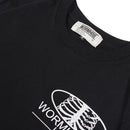 Wormhole Esqueleto Double Layer Long slevee Tee Black/Waffle Grey