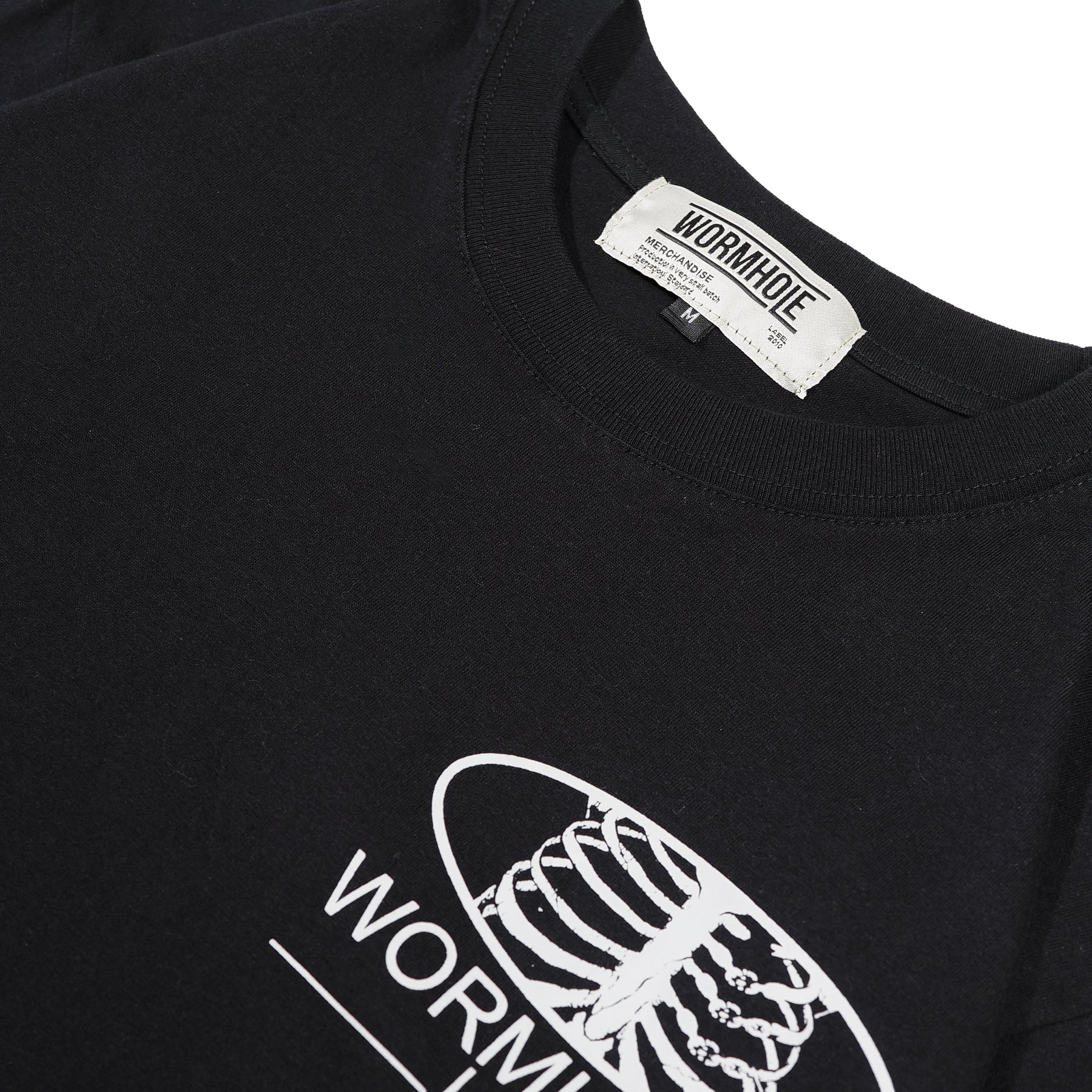 Wormhole Esqueleto Double Layer Long slevee Tee Black/Waffle Grey