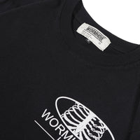 Wormhole Esqueleto Double Layer Long slevee Tee Black/Waffle Grey