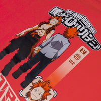 W.Essentiels X My Hero Academia Eijiro Boxy Cut Tee Magenta