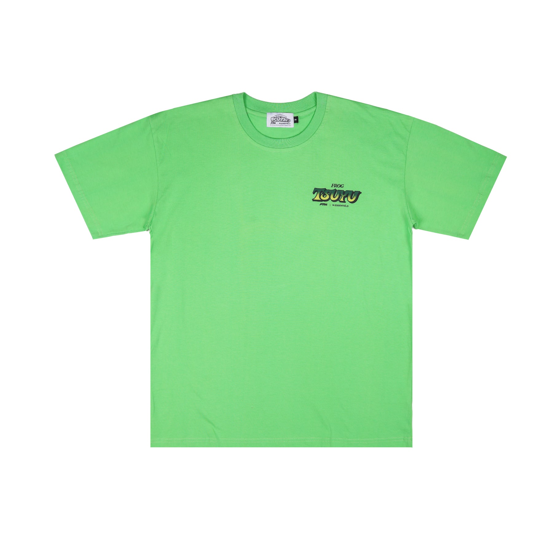 W.Essentiels X My Hero Academia Tsuyu Boxy Cut Tee Lime