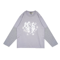 Wormhole Artificial Cub Double layer Long sleeve Grey/Sand