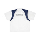 Wormhole Bureau de Guerre Uniform Boxy Shirt White/Navy
