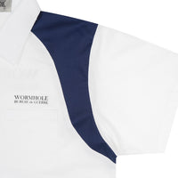 Wormhole Bureau de Guerre Uniform Boxy Shirt White/Navy